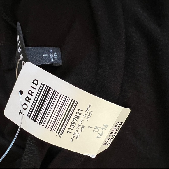 NWT Torrid Asymmetrical Tunic Shirt Size 1X - Picture 9 of 11